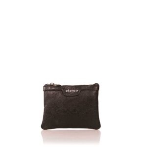 Nécessaire pequena em pele preta