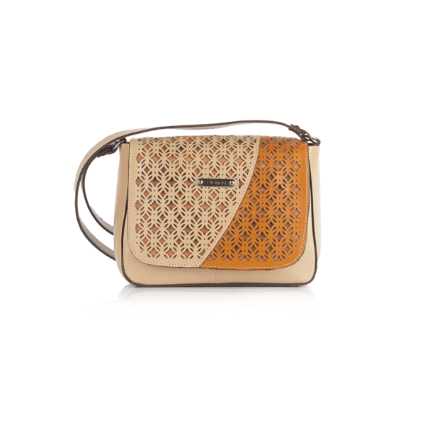 Mala média a tiracolo  com aba de mola magnética