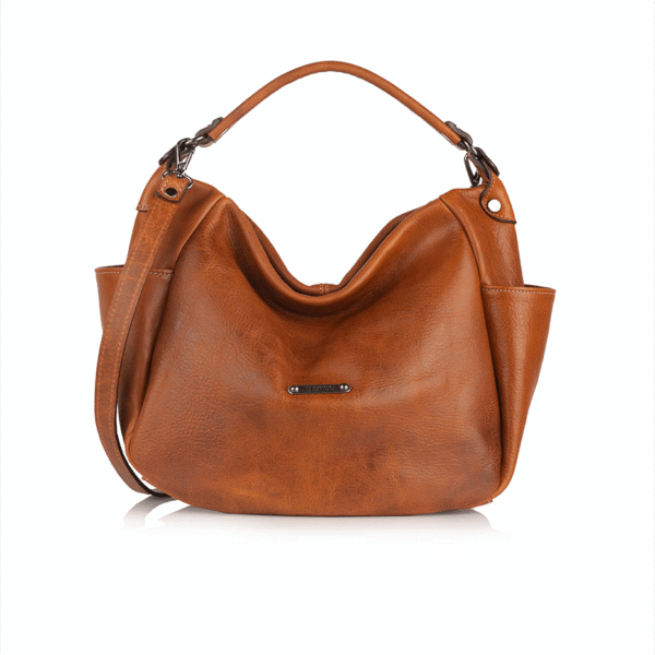 Mala em pele média de ombro de uma alça