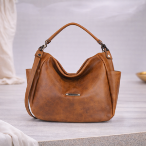 Mala em pele média de ombro de uma alça