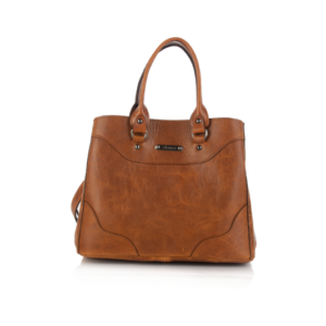 Mala em pele média de duas alças  de mão