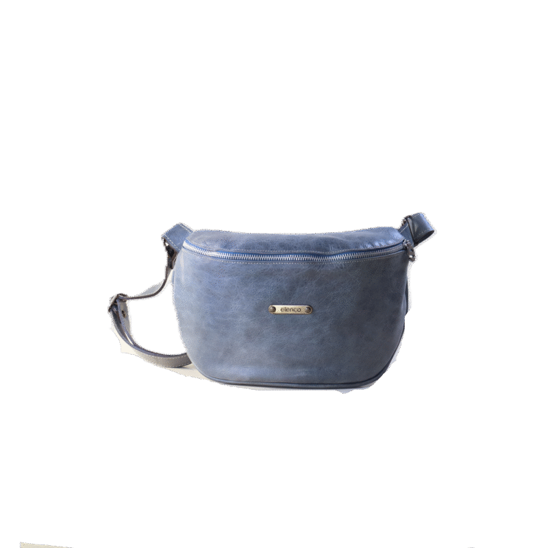 Bolsa de cintura pele azul