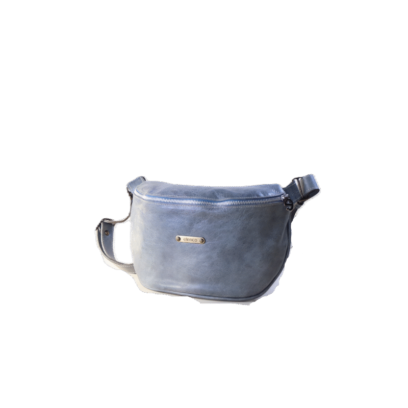 Bolsa de cintura pele azul - Image 3