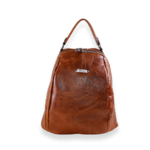 Mochila grande com fecho em metal