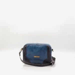 Mala pequena a tiracolo azul