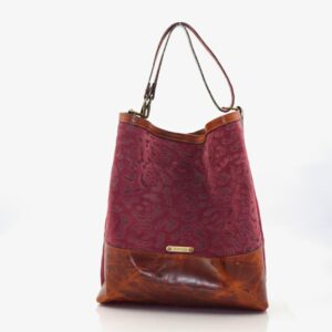 Mala de ombro grande  bordeaux