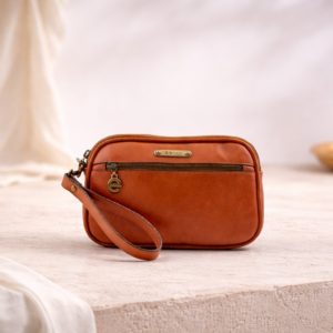 Pochete unissexo camel