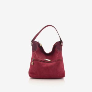 Mala em camurça média de uma alça de ombro