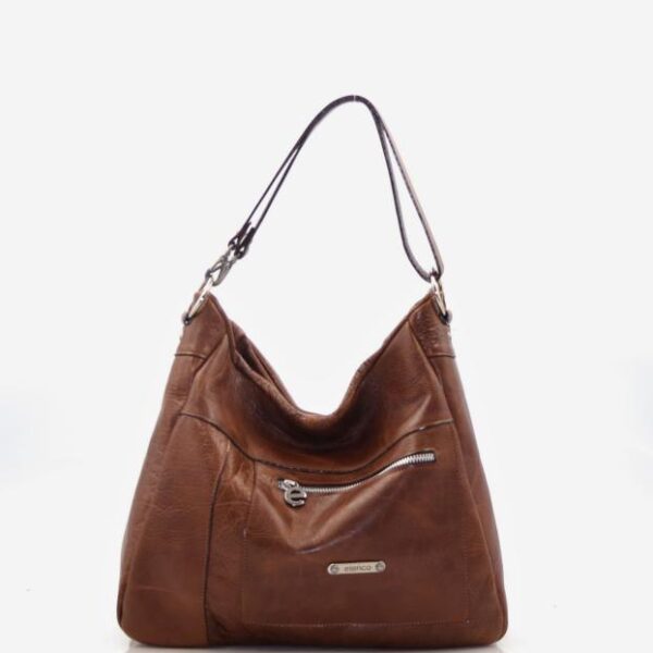 Mala em pele de uma alça biposicional