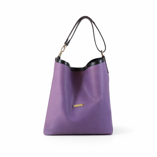 Mala de ombro grande roxa