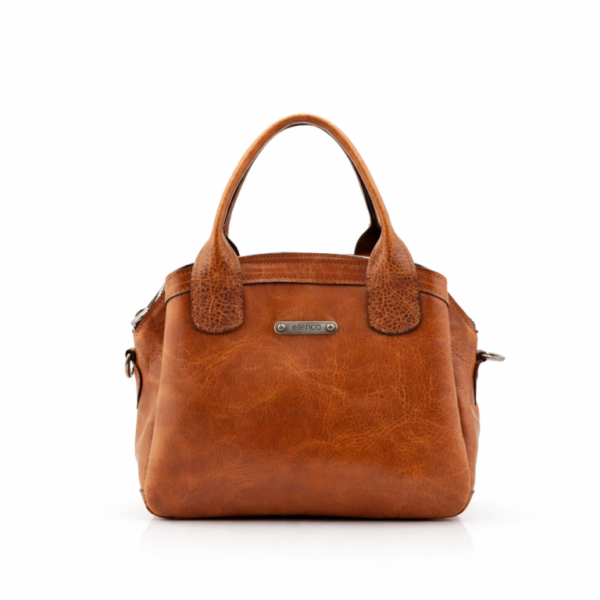 Mala pequena em pele de duas alças