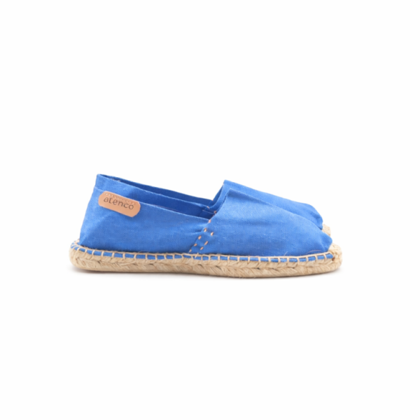 Alpargata em tecido azul-rei